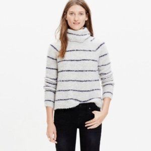Madewell Roundtrip Striped Turtleneck Sweater